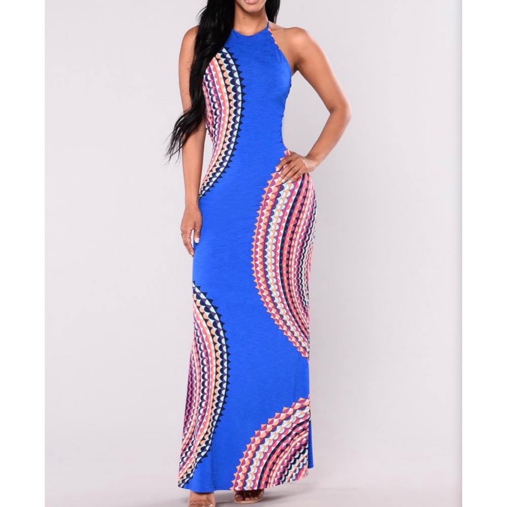 Royal Blue Maxi Dress